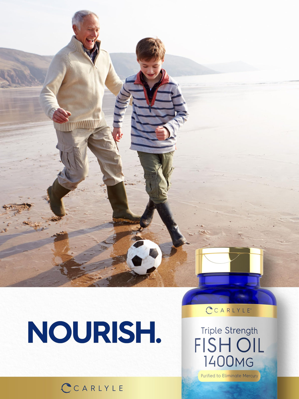 Omega 3 Fish Oil 1400 mg 60 Softgels S613