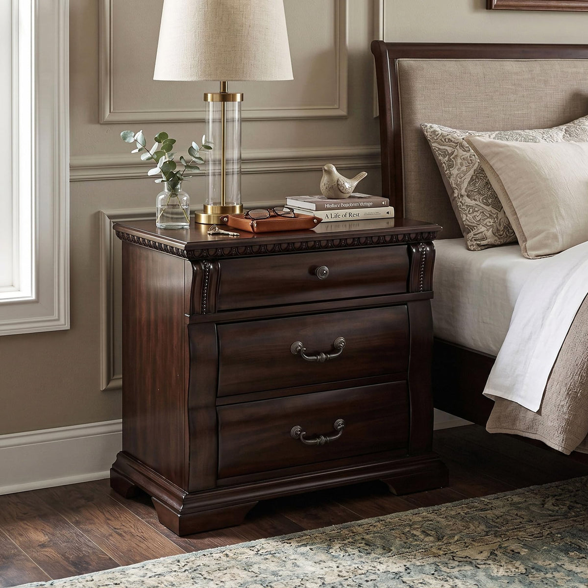 3-Drawer Nightstand Z103286