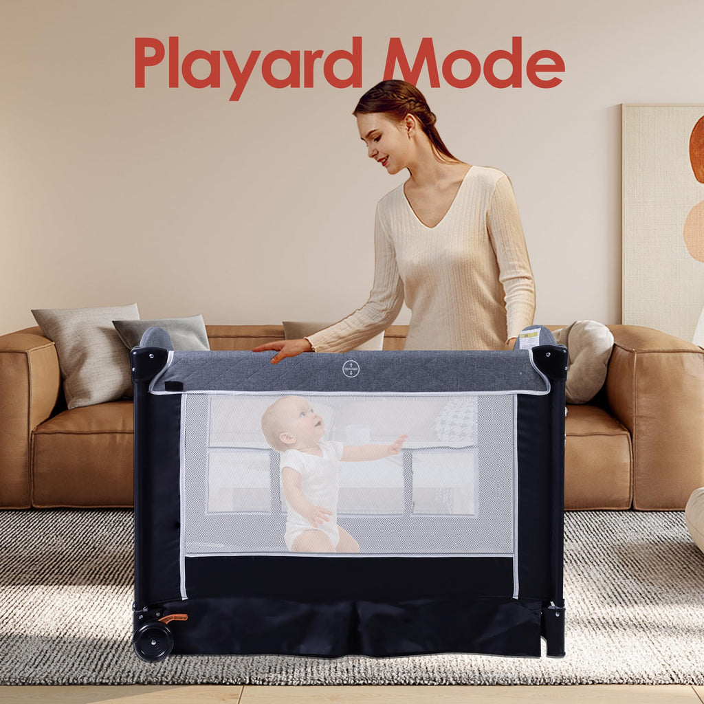 4 in 1 Portable Playard Baby Bassinet P10941