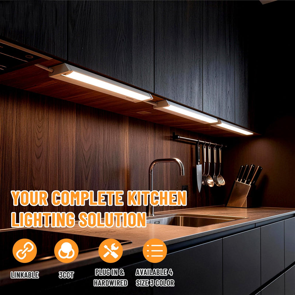 24" 4Pack Swivel Under Cabinet Lighting B9051