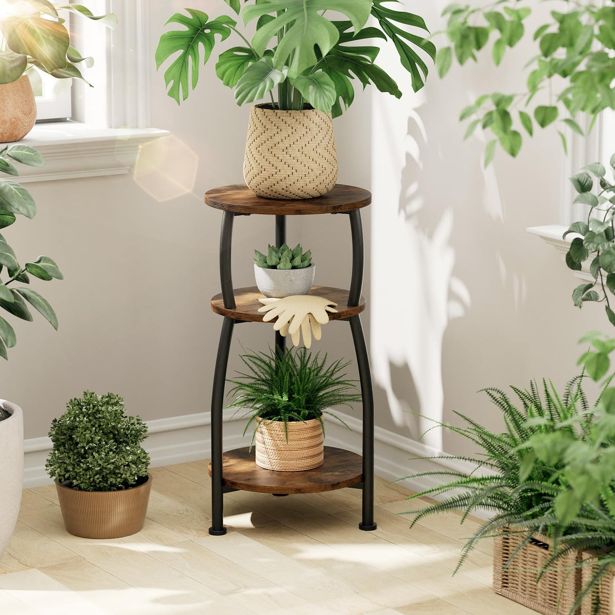 Round 3-Tier Side Table N8679