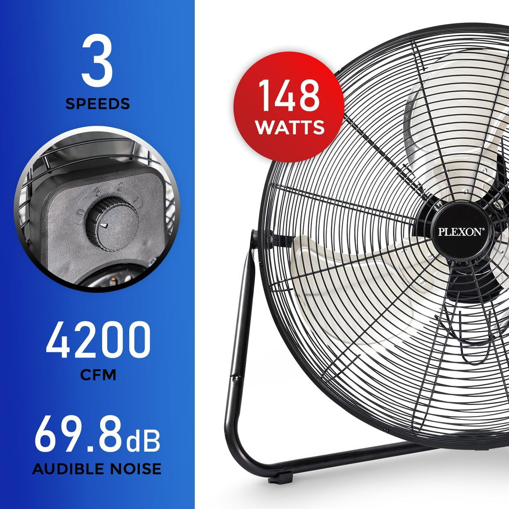20" High Velocity Floor Fan 2 Pack V763218