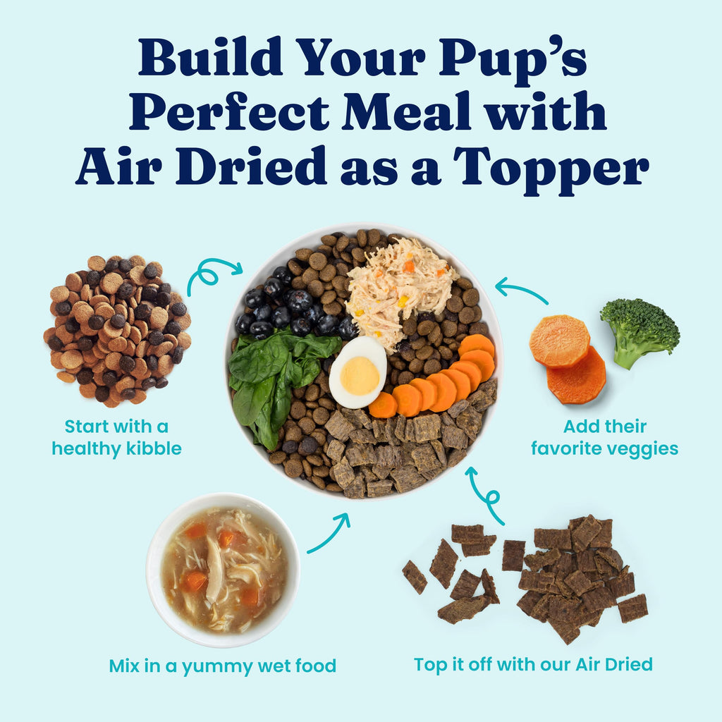 Air Dried Dog Food Topper & Treats Beef 1lb J350732