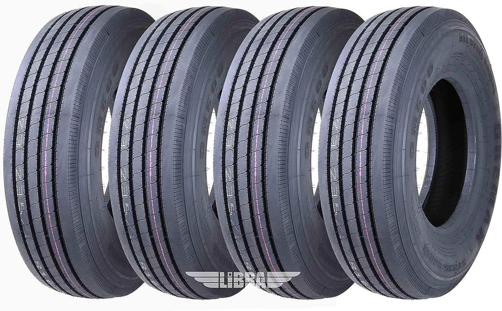 4 Heavy Duty Steel Trailer Tires 225/75R15 14 Ply H903668