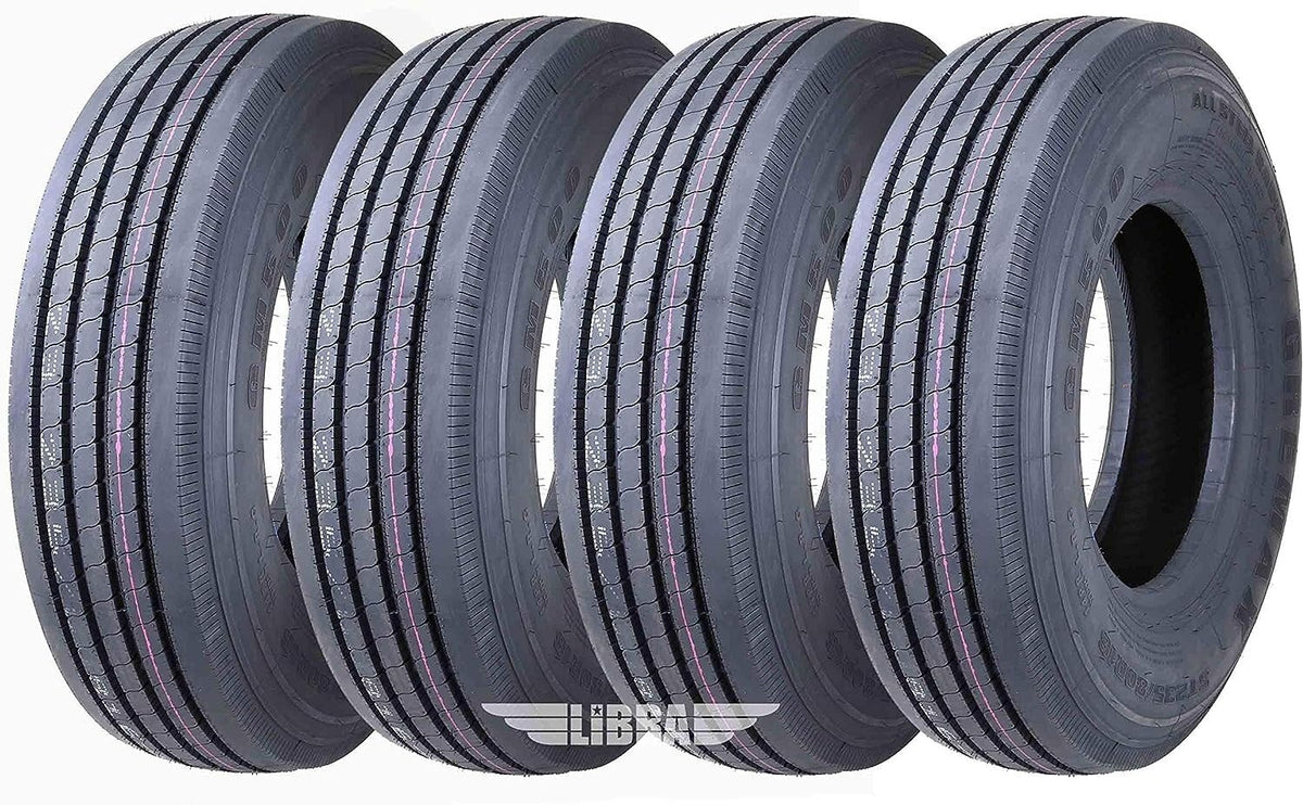 4 Heavy Duty Steel Trailer Tires 225/75R15 14 Ply H903668