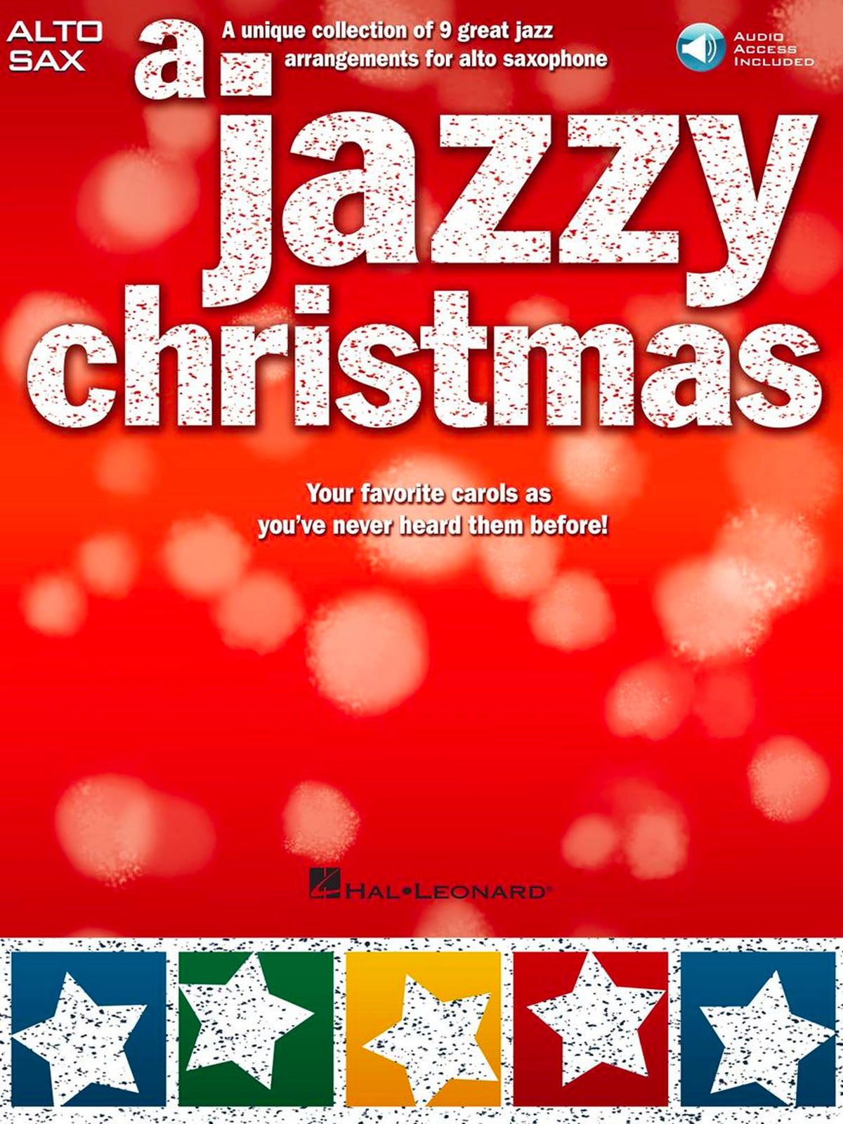 Alto Sax Christmas Jazz Sheet Music Book with Online Audio O6335