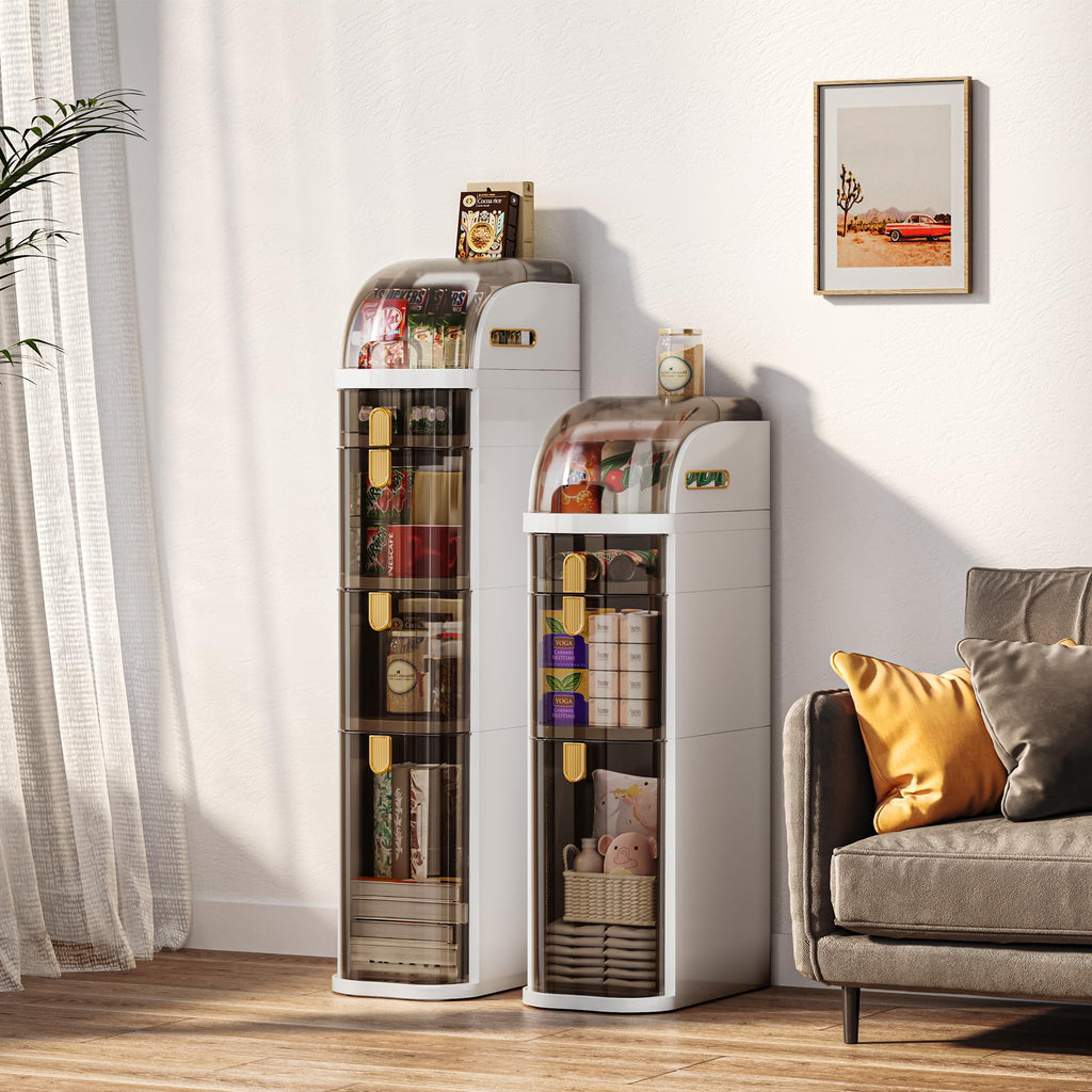 Slim Bathroom Storage Cabinet with Drawers S7895