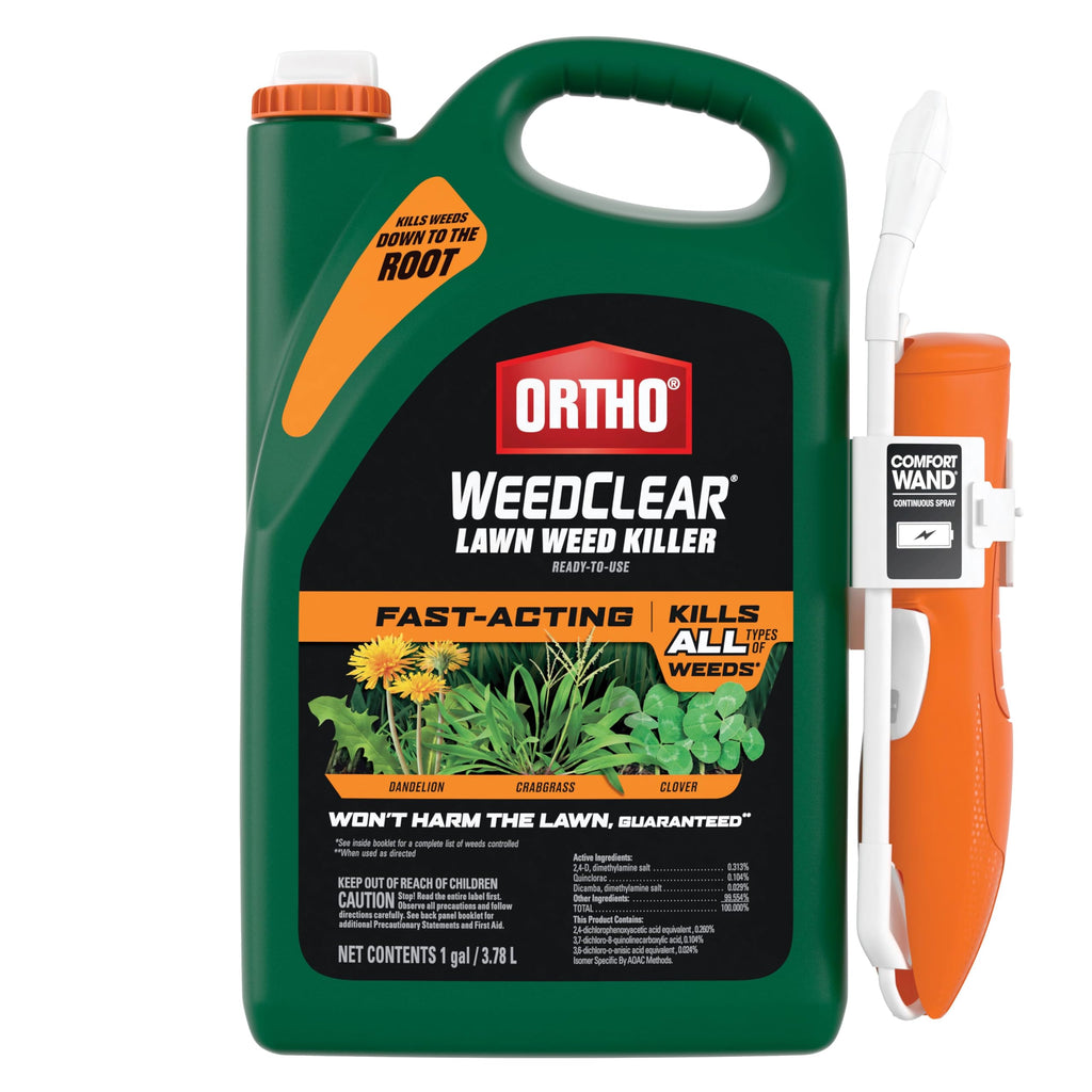 Ortho WeedClear Lawn Weed Killer Ready-to-Use with Comfort Wand, 1 gal. I7930