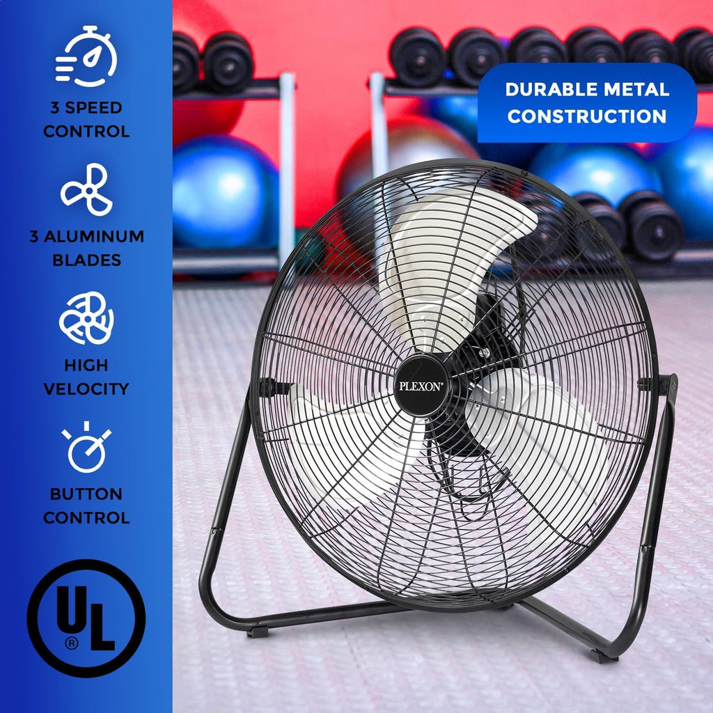 20" High Velocity Floor Fan 2 Pack V763218