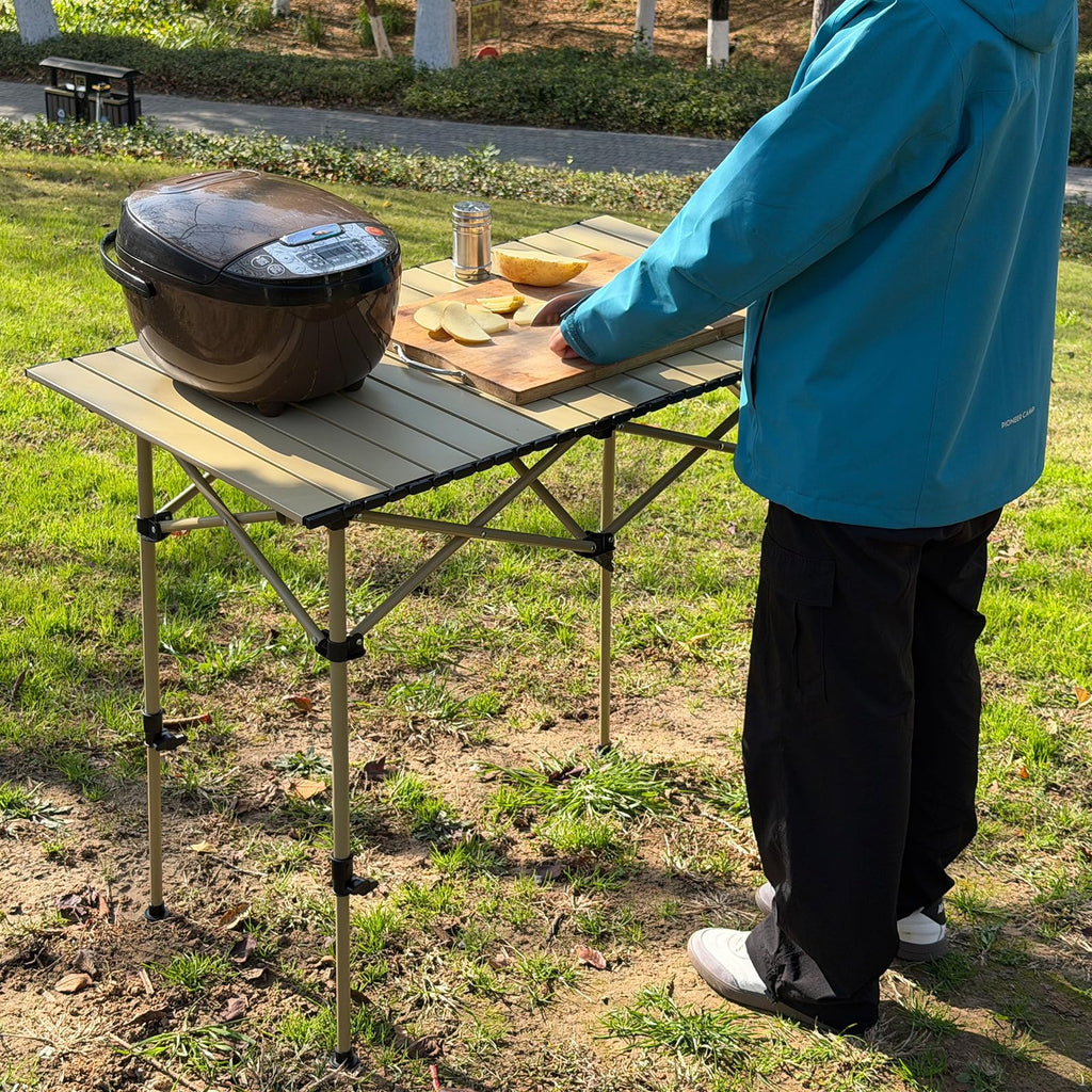 Folding Camping Table with Carry Bag Y847559